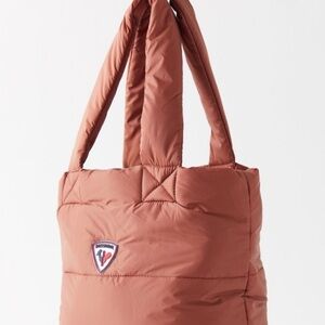 Rossignol UO Exclusive Puffer tote in Rust / Terracotta
